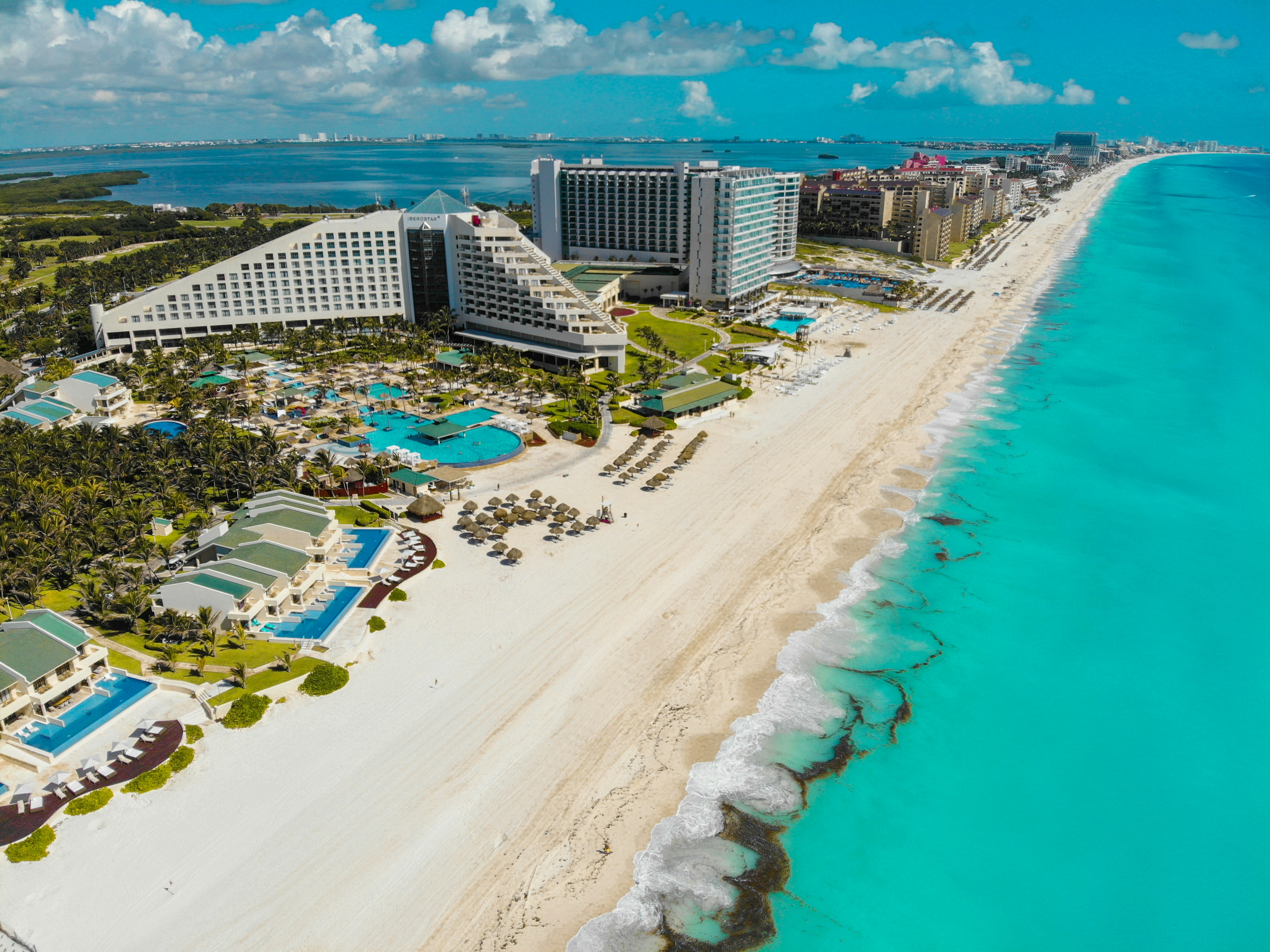 Vista panorâmica de Cancún